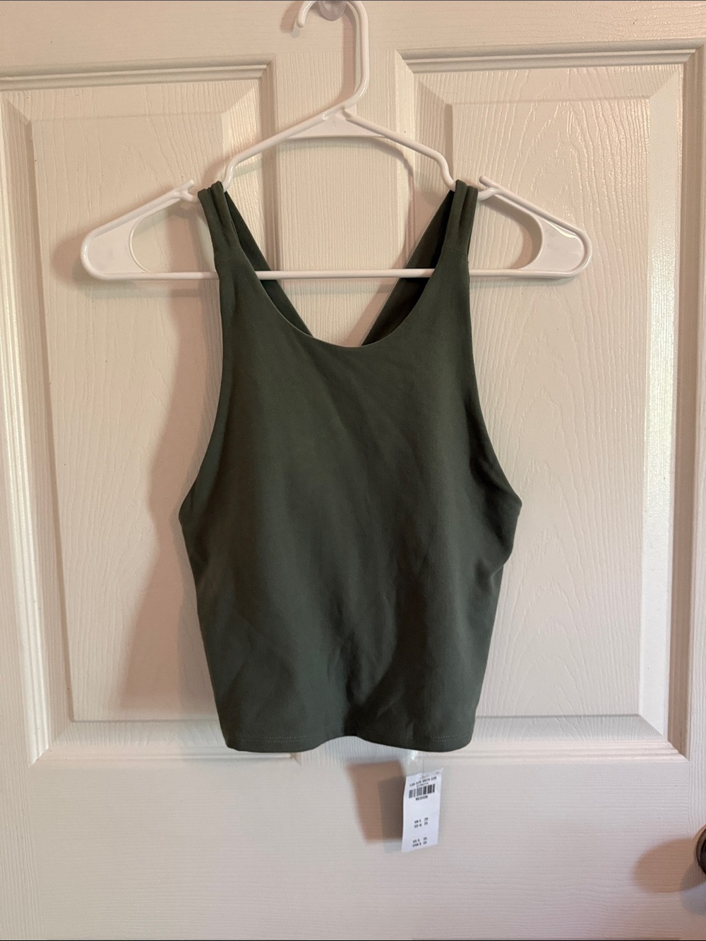 Abercrombie & Fitch Olive Green Cropped Tank